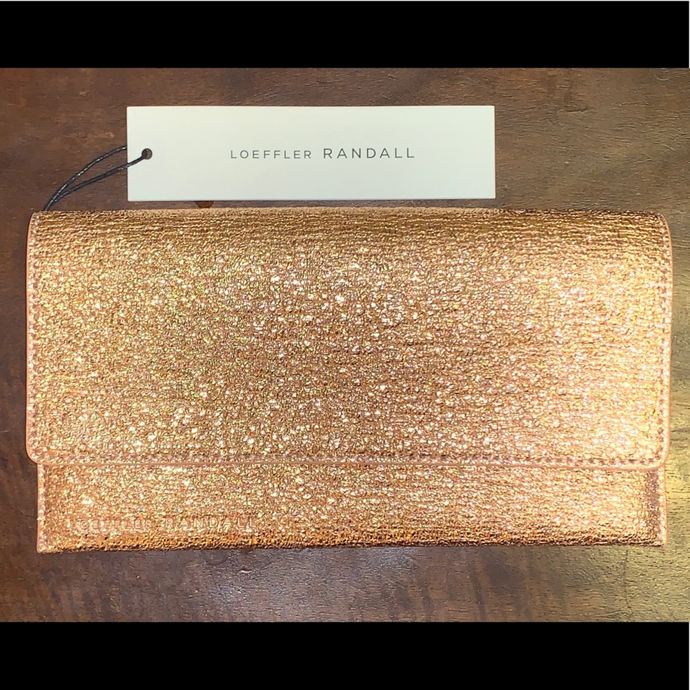 NEW Loeffler Randall Everything gold topaz wallet